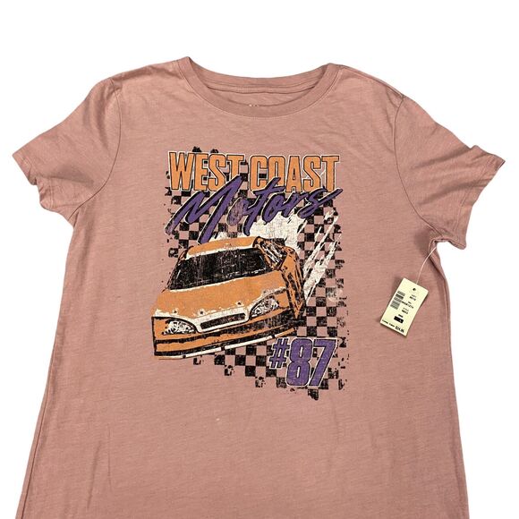 Aeropostale Womens Large West Coast Motors Graphic Short Sleeve Tee - Picture 7 of 14